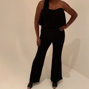 Missguided Strapless Jumpsuit - size 10